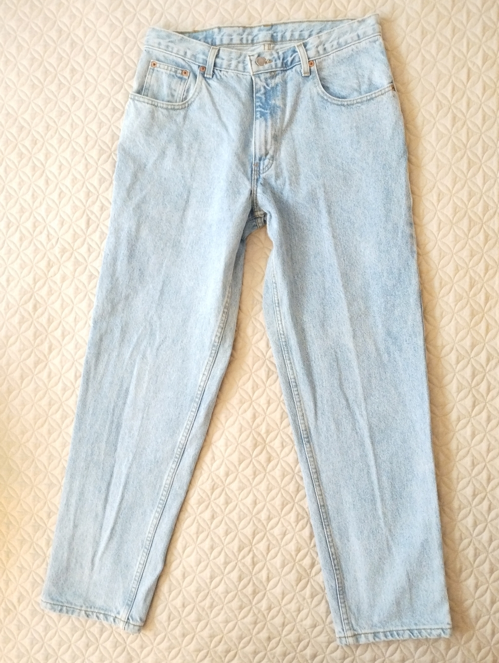 Vintage Nuovo County Seat Light Wash Straight Leg Jeans Men's 33x30